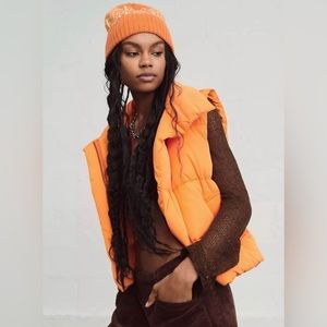 Urban Outfitters Corrine Snap Puffer Vest